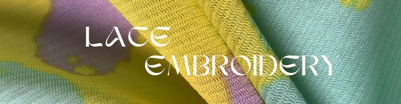 Embroidered Lace Fabric