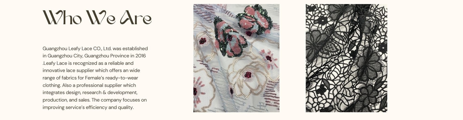 3D Floral Lace Fabric