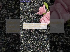 Metallic Lace Fabric Sequin Embroidery Fabric Shine Luxary Style Party Occasions Dresses