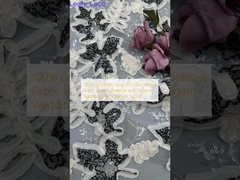 100% polyester Sequin Embroidered Fabric Luxary Breathe and Elegent Wedding Party Sequin Fabric