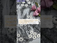 Luxary Metallic Lace Fabric High Quality Elegent Wedding High Quality Embroidery Fabric