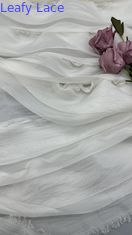 Elegant And Durable Mesh Fabric Lace Fabric For Wedding And Birthday Occasions