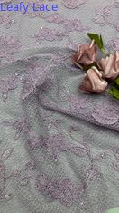 Beaded Sequin Embroidery Durable and Elegant Luxary Lace Flower Embroidery Fabric Lace Fabric Wedding Birthday Occasions Hight Quality Sequin Beaded Fabric