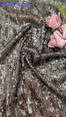 Luxury Sequin Embroidered Lace Fabric For Ladies Textile Suit