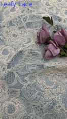 Leafy Sequin Embroidery Lace Fabric Fabric Durable and Elegant Embroidery Lace Fabric Wedding Party Occasions Embroidery Fabric