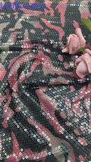 Luxury Zebra-Stripe Embroidery Lace Fabric Elegent Embroidery Fabric 100% Cotton