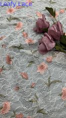 Floral Elegent Embroidery Lace Fabric Party 100% Cotton High Quality Luxary Style