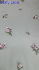Beaded Floral Lace Fabric Embroidered Lace Mesh Breathe Fabric Occasion Dressing Birthday Fabric