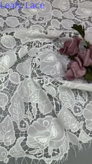 Leafy High Elegant Hollow-up Beautiful Embroidered Lace Fabric For Girls