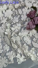Elegant Floral Lace Mesh Ground for Dressmaking Gowns Soft Lightweight