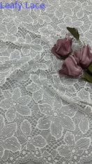 White Lace Unique Floral Hollow Up Effect For Artistic Wedding Evening Dresses