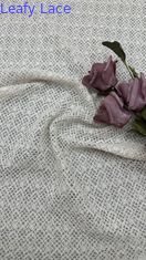 100% Plaid Cotton Hollow Up Lace Fabric For Artistic Elegant and Romantic Wedding Fabric