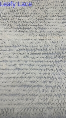 Pleated Lace Fabric 100% Polyester Mesh Ground Breathe Luxar for Wedding Dress