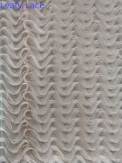Pink Soft Lace Applique Embroidery Fabric For Evening Dress