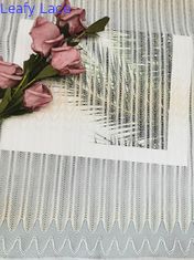 Geo Corded Linear Embroidery Tone - Tone Polyester Lace Trim