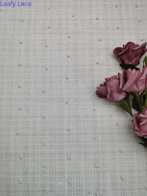 125cm Wide Sequin Embroidered Fabric Crochet Lace Tulle Embroidery