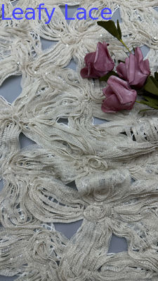 Metallic Sequin Lace Fabric Durable and Elegant Luxary Embroidery Fabric  Wedding Birthday Occasions Hight Quality Metallic Sequin Lace Fabric