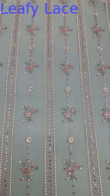 French Tulle Lace With  Sequin Ultra Fine Mesh For Couture-Inspired Formal And Evening Wedding Wear