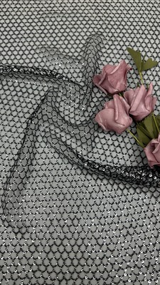 Sequin Embroidered Mesh Fabric Hollow-up Specia Design Customized for Gown