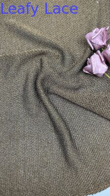 Metallic Lace Fabric Custom Floral Lace Fabric for Bridal DressesDecorative Lace Fabric for Garment Production