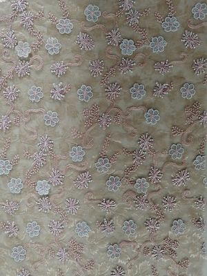 100 Yards Embroidered Lace Fabric