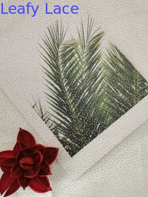 Pink Metallic Coated Glitter Tulle Mesh Foil Printed Fabric