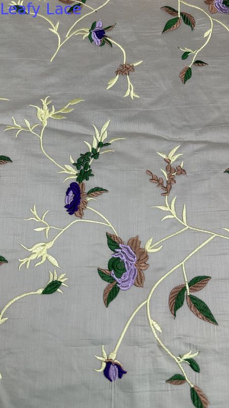 Frence Style Lace Trim Fabric Soft and Breathable Tulle Mesh Fabric for Crafts