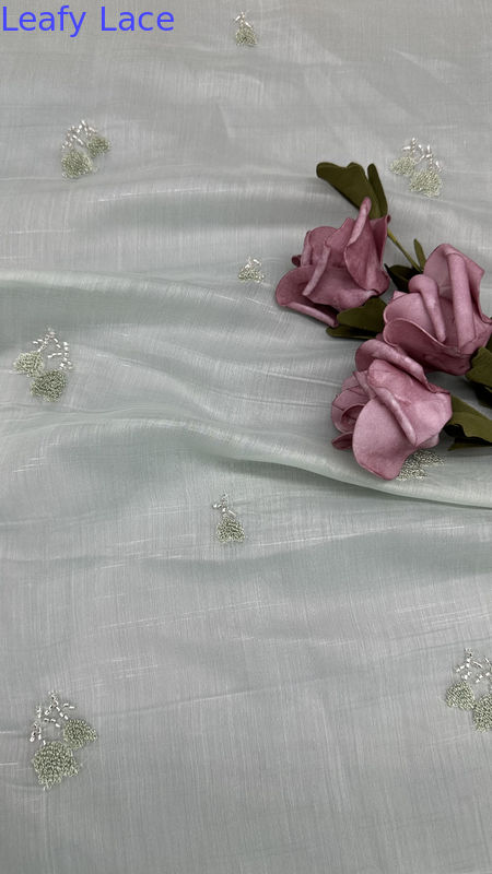 Tulle Mesh Fabric Lace Fabric Sequin Metallic New Collection for Garments Gowns and Fashion Design