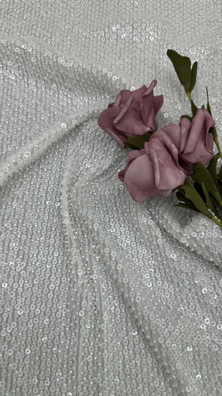 Sequin Lace Embroidered Fabric High Quality Luxary for Party Style  New Collection Design Dress