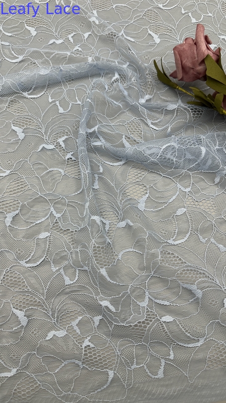 Mesh Lace Fabric Hollow-up Elegant And Breathe Design Customized Fabric For Gowns