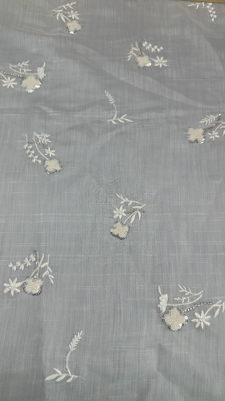 Tulle Mesh Embroidered Lace Fabric Customized Luxary Customized Factory To Wedding Dresses Gowns