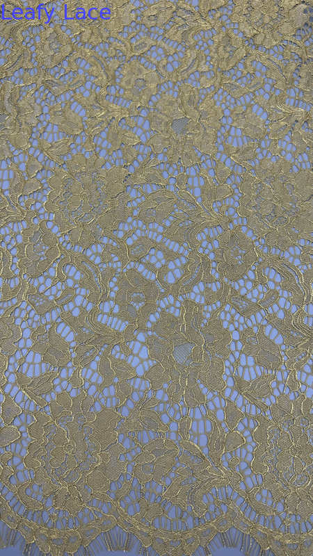 Embroidered Cord Lace Fabric Guipure Elegant Luxary Hollow-up for Bridal Wedding Dress