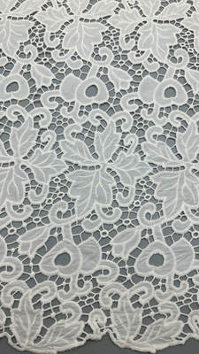 Lace Fabric 3D Floral Elegent Embroidery Fabric Laser Tech Party Luxary Style Lace Fabric