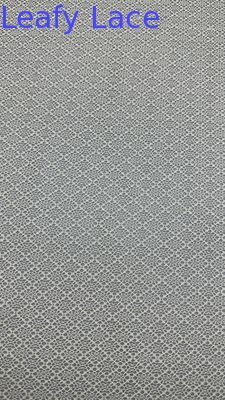 100% Cotton White Lace Mesh Hollow Up Effect For Artistic Wedding Evening Dresses