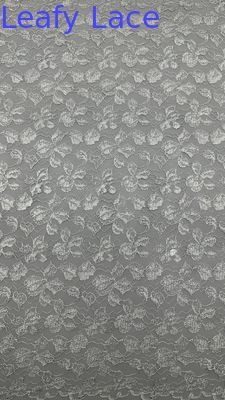 Luxury Embroidered Lace Fabric Soft Tulle with Delicate Floral for Elegant Evening Gowns