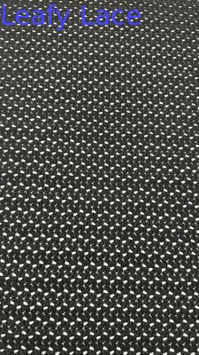 100% Polyester Black Corded Lace Fabric Hollow-up Breathe High Quality Fabric for Cauasl Gowns