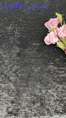 Sequin Embroidered Fabric High Quality for Eye-Catching Evening and Gala Dresses