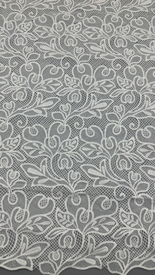 Embroidered Lace Fabric Hollow-up Floral Customized Design Soure Factory Producing