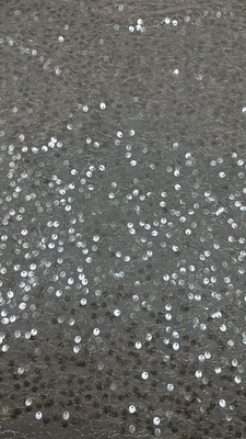 Sequin Lace Fabric For Embroidered Trim Using Customized Design Factory For Gowns