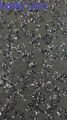 Tree Branch Sequin Fabric Special Ground Luxary  Design Factory For Gowns Party Dressess