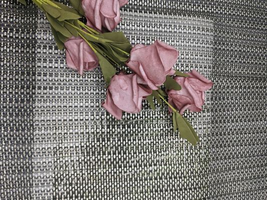 145CM Foil Printed Lace Mesh Pleated Tulle Fabric