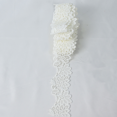 2" Polyester Lace Trim Wedding Applique Lace Ribbon Craft Sewing